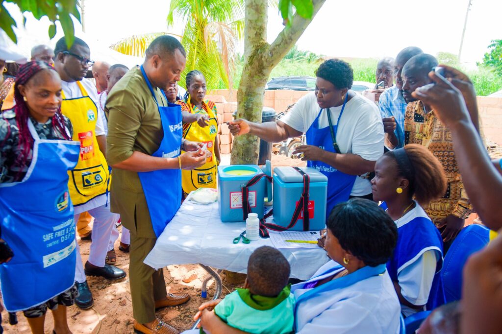 Chairman Flags Off Polio Vaccination Campaign in Ika South